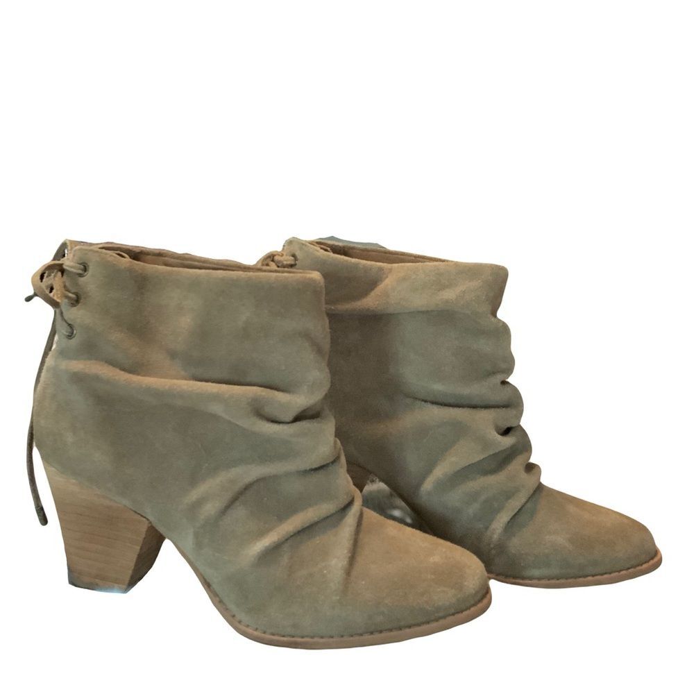 Splendid Suede Slouch Ankle Boots Size 8